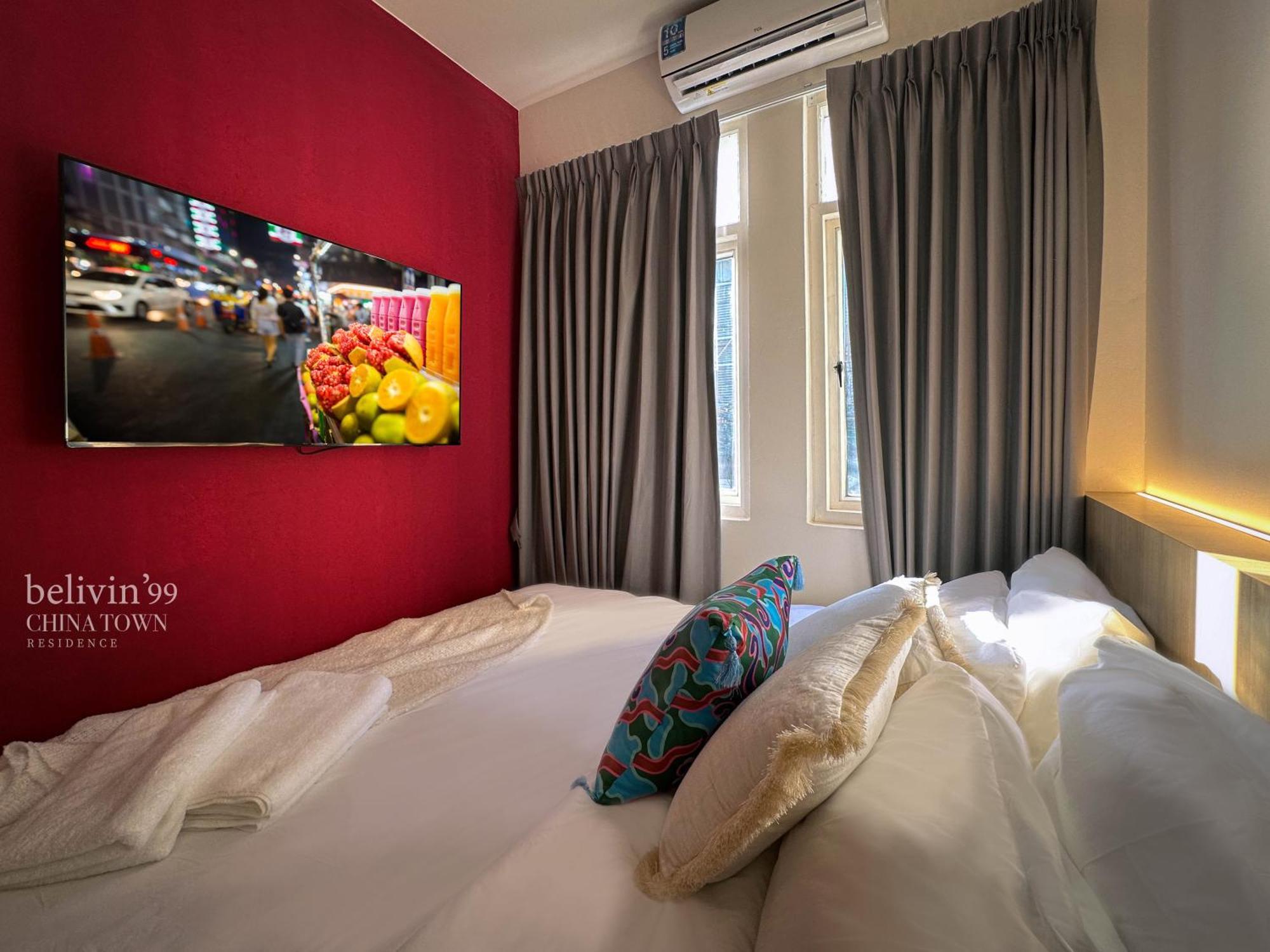 Belivin99 Residence Chinatown Bangkok Szoba fotó